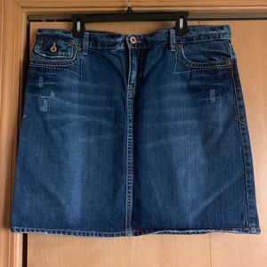 Denim Mini Skirt